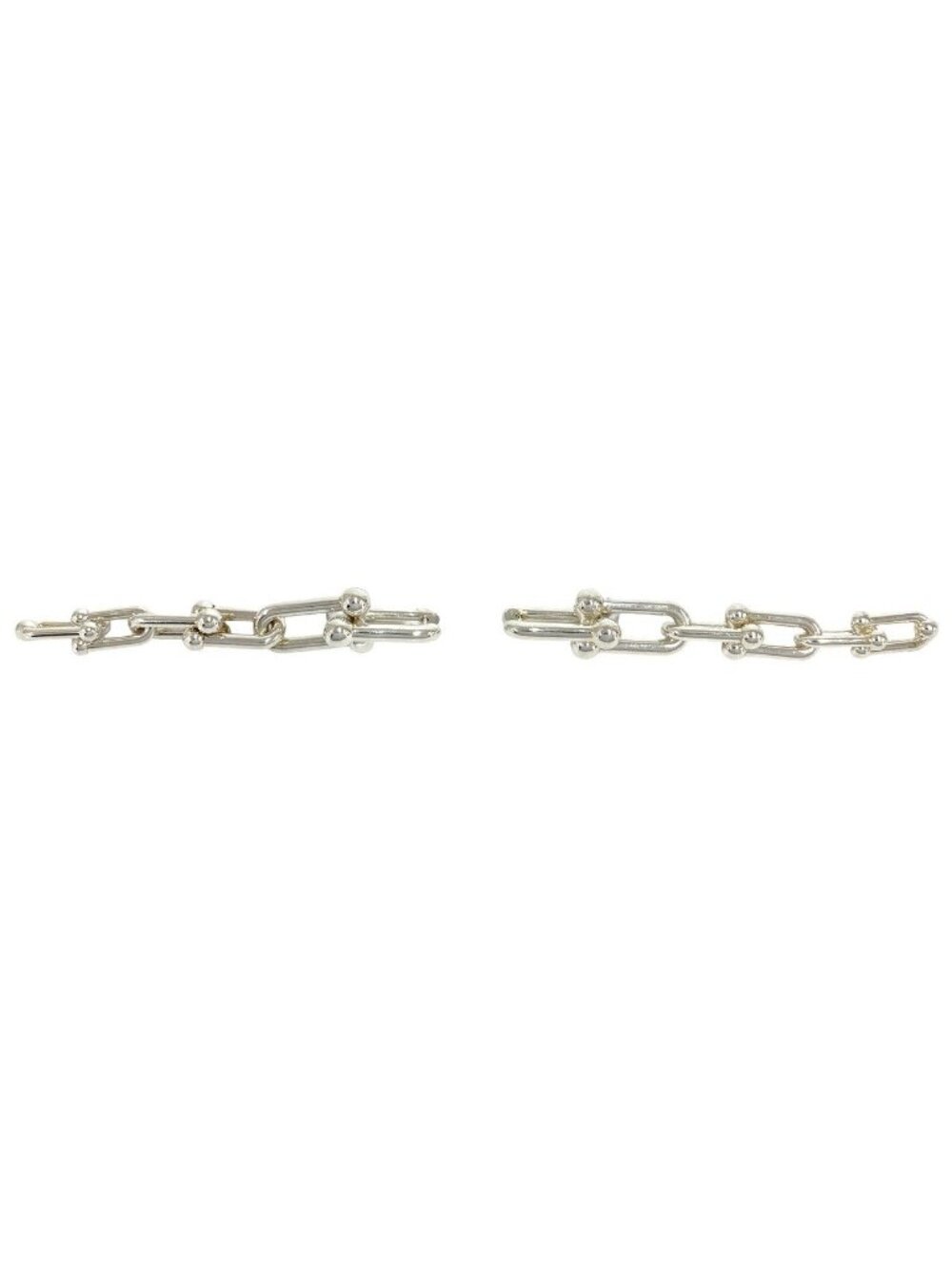 Tiffany & Co HardWear Graduated Links Earrings 925 Sterling Silver - Picture 4 of 7